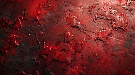 Highly Detailed 8K Red Grunge Texture with Realistic Lighting