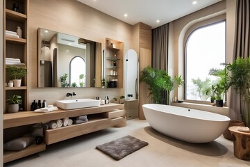 modern bathroom interior