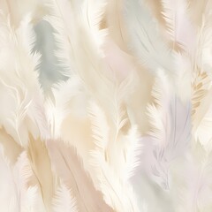 Fototapeta premium seamless feather pattern background