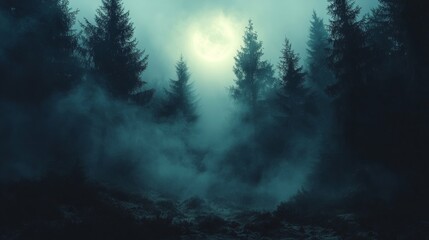 Fototapeta premium 怪しげな森