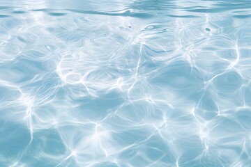 Obraz premium Serene and Clear Water Surface with Sunlight Reflections Creating a Tranquil and Inviting Atmosphere