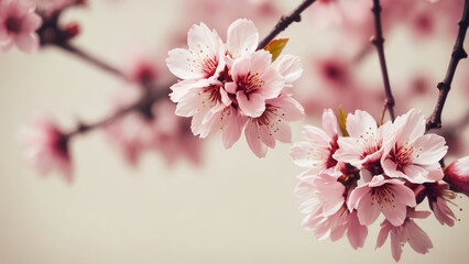 Obraz premium pink cherry blossoms