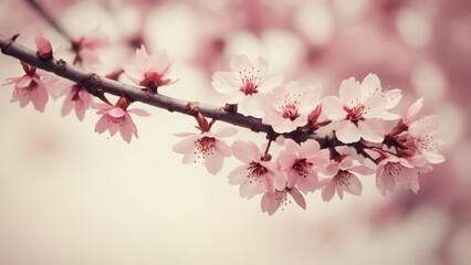 Fototapeta premium pink cherry blossoms