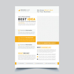 Brochure design, cover modern layout, annual report, poster, flyer in A4