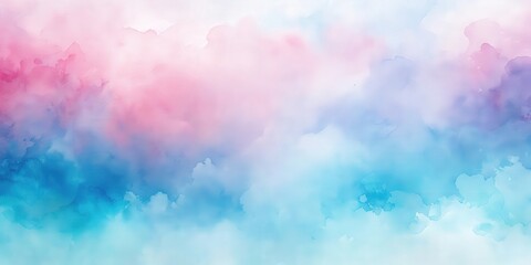 Fototapeta premium Soft blue and pink watercolor background , watercolor, abstract, pastel, texture, soft, delicate, gentle, dreamy, artistic