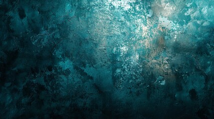 Obraz premium Aged Photo Design with Turquoise Dust and Scratches