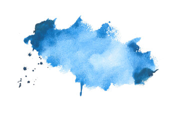 brush stroke style fluid watercolor blue shade texture background