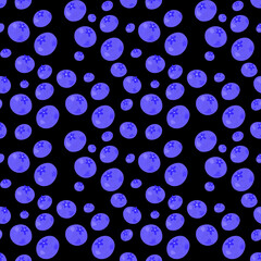 seamless pattern of blueberry for fabric print repeatable backdrop