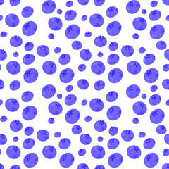 seamless pattern of blueberry for fabric print repeatable backdrop