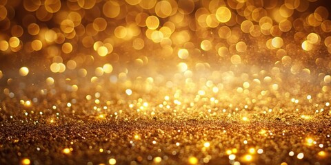 A shimmering background filled with golden glitter , luxury, sparkle, elegant, shiny, festive, glamour, celebration
