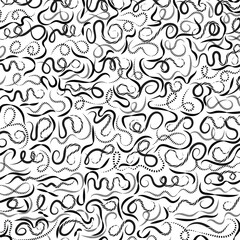 Collection of simple geometric seamless ornamental vector leaf's patterns and swatches. White and grey geometric oriental backgrounds.