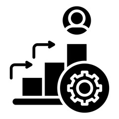 Fototapeta premium Job Promotion Icon