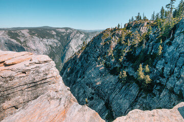 Taft point lookout, Yosemite national park, California