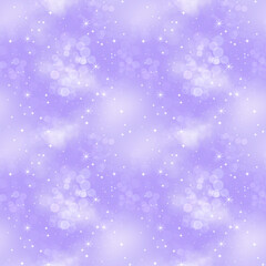 Obraz premium seamless pattern of glitter sky with cloud repeatable backdrop