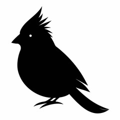 Cardinal head isolated on white background, Cardinal vector illustration, bird on a branch vector art, Cardinal silhouette, bird vector icon, bird on a branch line art, eps, Animal cartoon