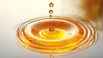  Golden Liquid Droplet 