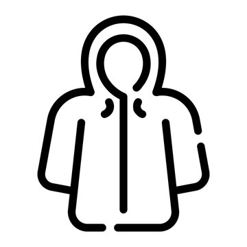 recommend clip art: raincoat Line Icon
