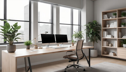 modern room for video conference