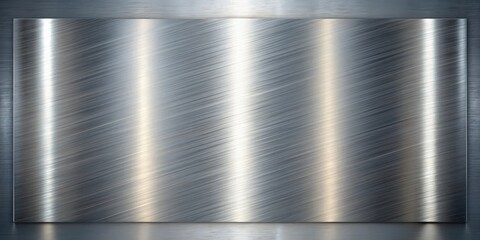 Glossy stainless steel texture with a reflective surface, metallic, shiny, industrial, modern, clean, reflection