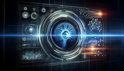 Fototapeta premium AGI: Exploring Artificial General Intelligence and Its Potential Impact on the Future of Technology