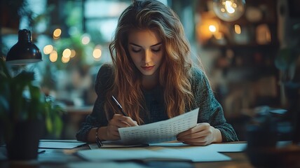 Person preparing for a productive week by planning with a calendar and planner, high resolution