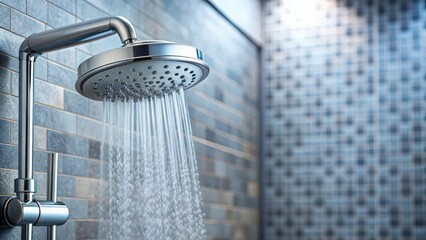 Close up of water shower faucet in the bathroom, bathroom, shower, faucet, water, close up, plumbing, interior, home, hygiene, clean