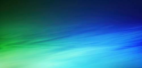 Abstract Background, gradient transition from vibrant sapphire blue to deep emerald green