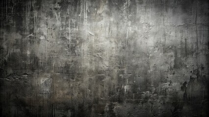 Fototapeta premium Grungy black wall covered in scratches and textures, grunge, cement, background, scary, dark, spooky, scratches, worn, damaged