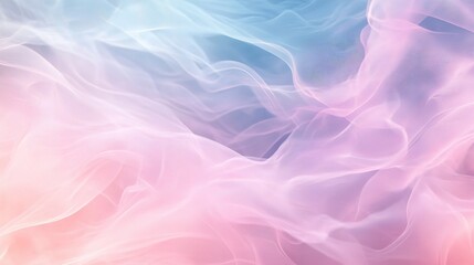 Pastel Dream: Abstract ethereal tulle fabric in soft pastel pink and blue hues with a delicate, dreamlike texture. Perfect for backgrounds, overlays, and designs.