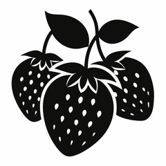 strawberry Black silhouette