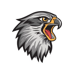 Obraz premium eagle head illustration logo icon
