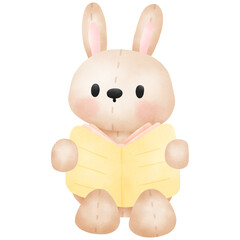 Obraz premium Gnome Pajama and Cute Bunny Clipart Collection