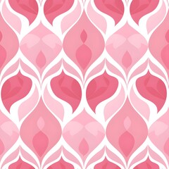 Elegant pink floral pattern with soft shapes and gradients.