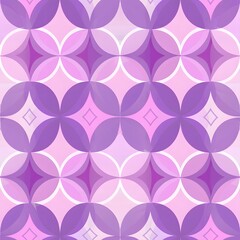 Fototapeta premium Vibrant geometric pattern in shades of purple and pink.