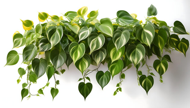 Heartleaf Philodendron with White Variegation