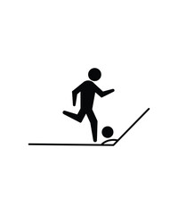 football play icon, vector best flat icon.