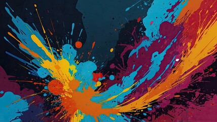 backgroundabstract splash water fresh funny party generate ai 