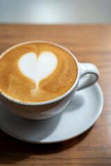 This is a latte from a cafe in Kyoto.