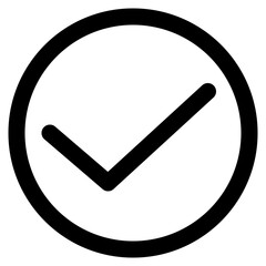 Agree icon, check mark icon