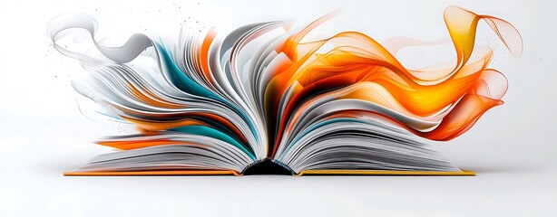 Translation Day celebration design, multilingual books, cultural elements, isolated on white background, more clarity with clear light and sharp focus, high detailed