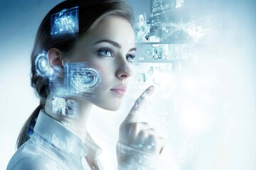 make the coolest best looking wide web page banner with lots of images for the job profession article website with generative ai