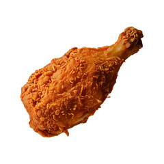 fried chicken isolated on white