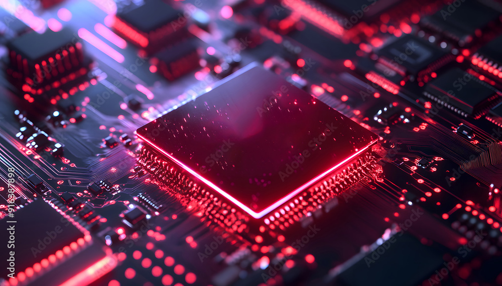 Poster a close-up view with the acronym css displayed on a microchip, representing the concept of cascading
