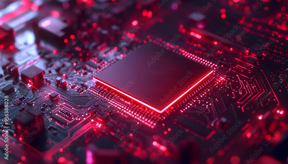 Poster a close-up view with the acronym css displayed on a microchip, representing the concept of cascading
