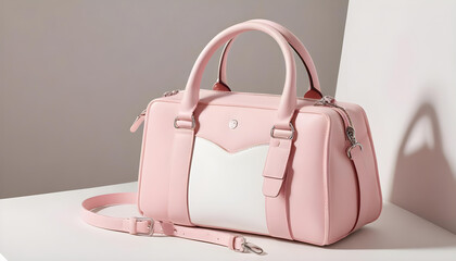 3D Bag Women girl pink beauty handbag for shopping 3