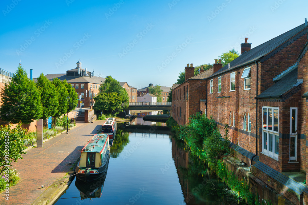 Canvas Prints birmingham old canal in england