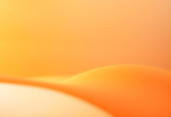 Peach fuzz orange gradient wave abstract background with noise backdrop