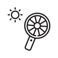Obraz premium ハンディーファン