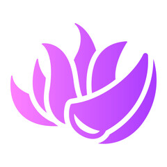 Fototapeta premium aloe Gradient icon