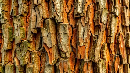 Obraz premium Close-up photo showcasing the intricate textures and patterns of tree bark, nature, close-up, texture, patterns, surface